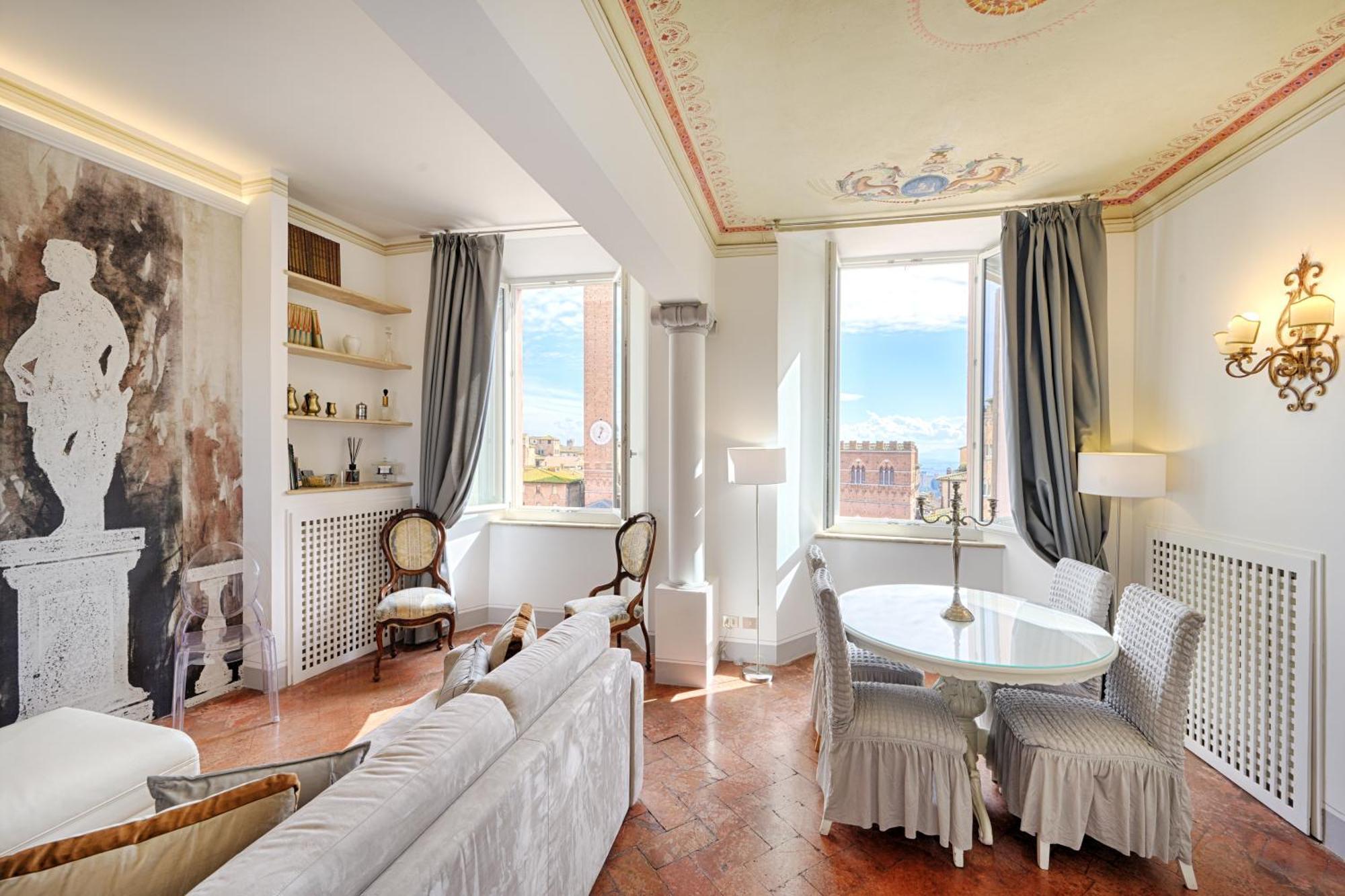 Апартаменты Palazzo Lenzi Сиена Экстерьер фото