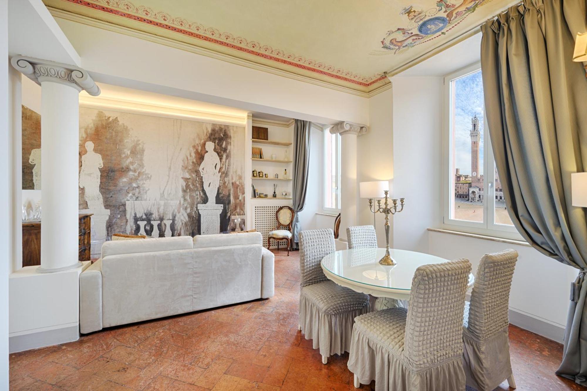 Апартаменты Palazzo Lenzi Сиена Экстерьер фото